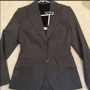 Limited gray pin striped suit! Size 2 EUC!